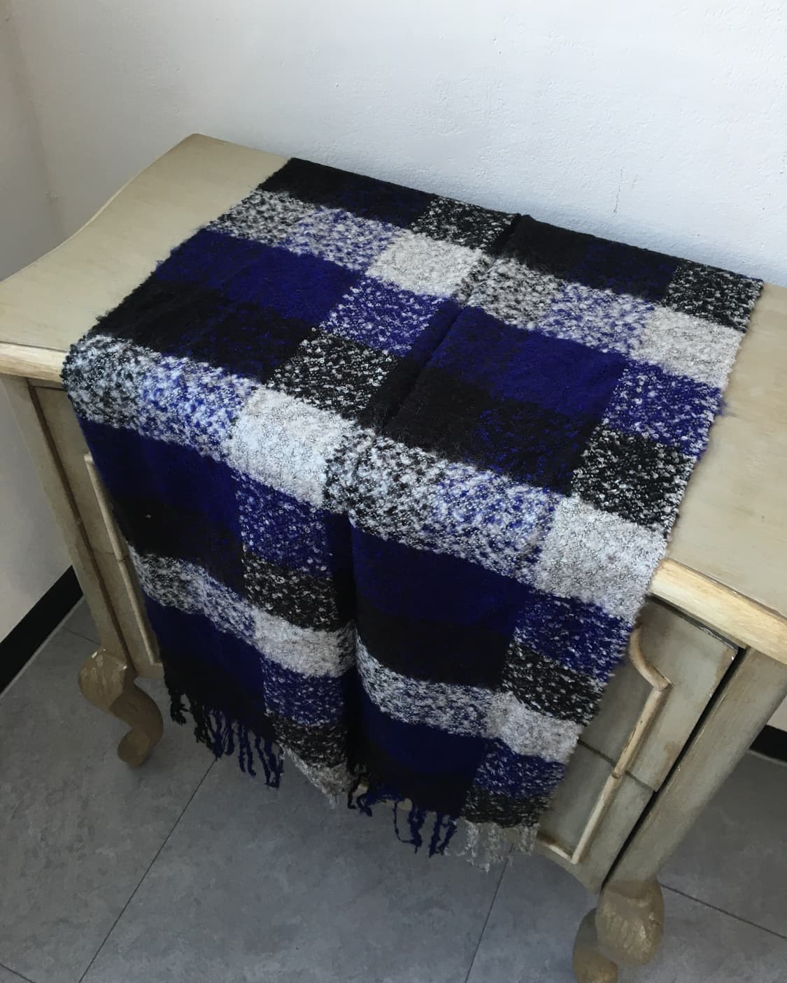  check pattern muffler 상품이미지3