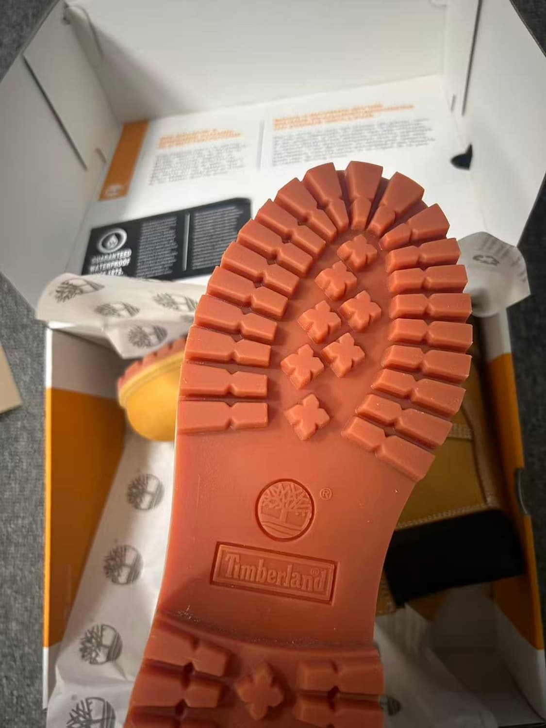 팀버랜드 프리미엄 6인치 워터프루프 부츠 위트 누벅 270mm 상품이미지5