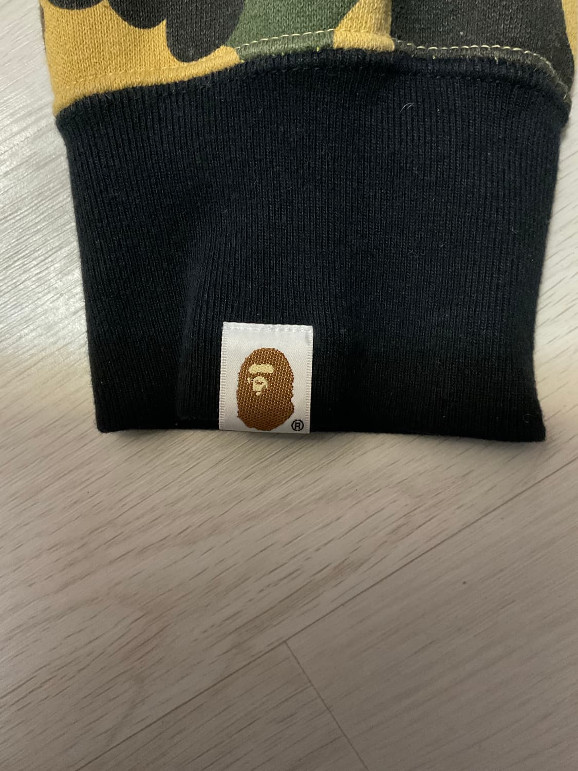 베이프 황계 녹계 아수라 샤크 후드집업 L 상품이미지4