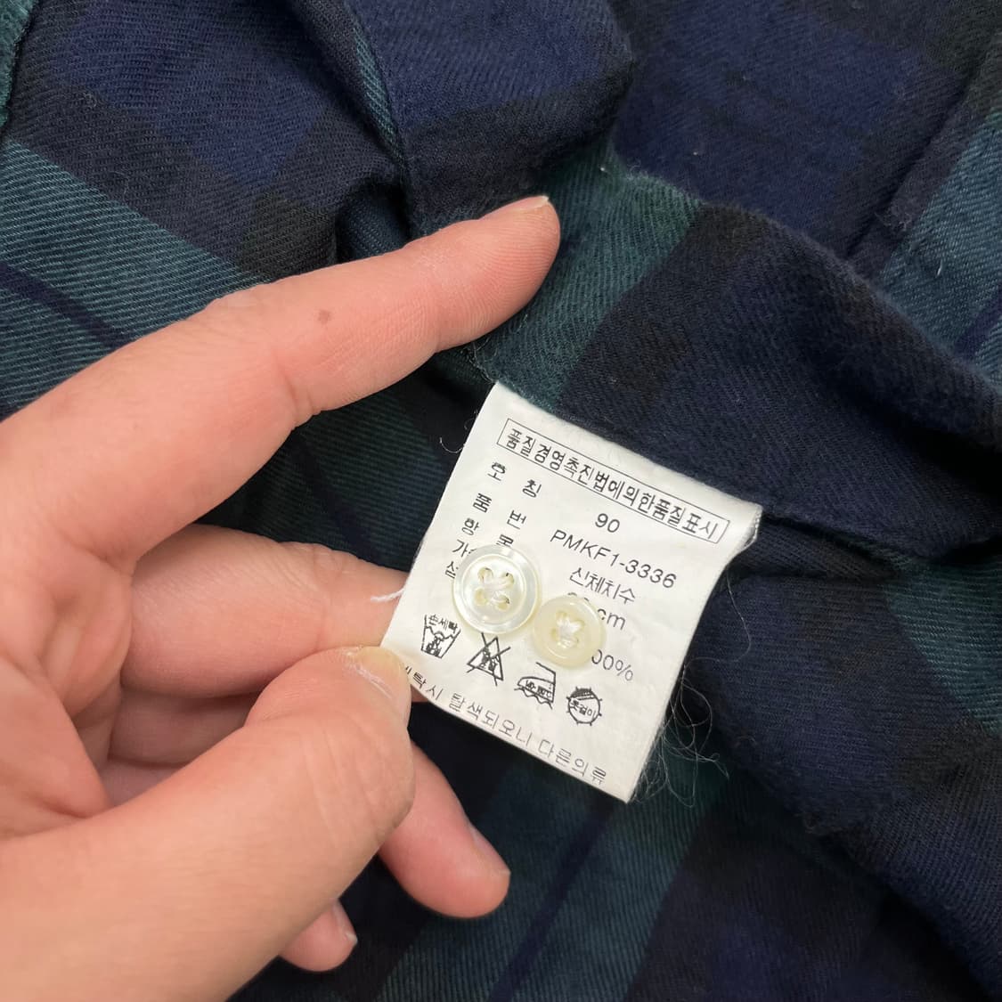 100 폴로 랄프로렌 빈티지 체크 셔츠 상품이미지5