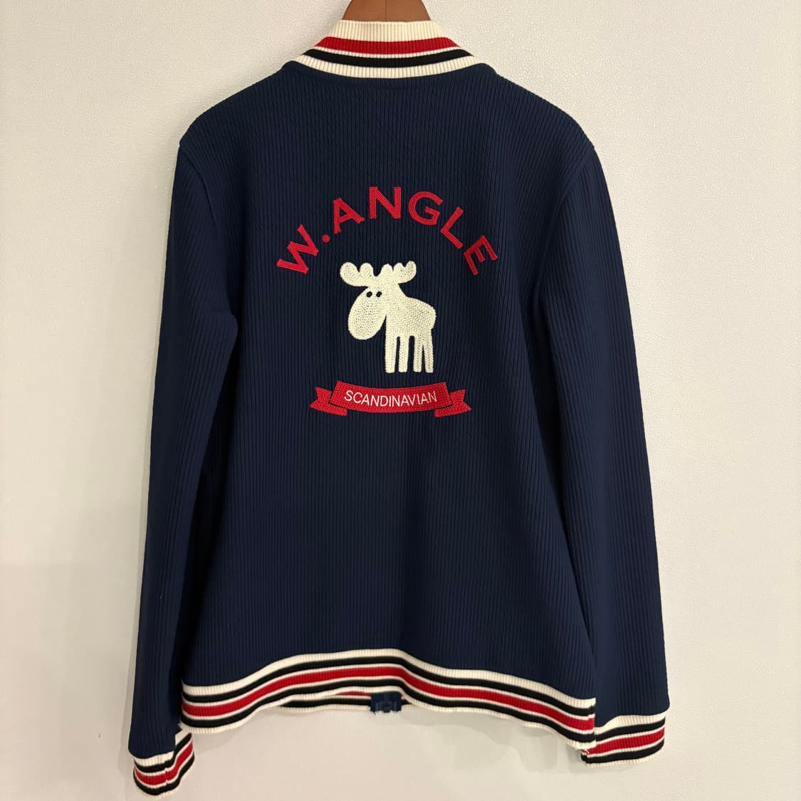 W.ANGLE 와이드앵글 블루종 점퍼 네이비 100 상품이미지7