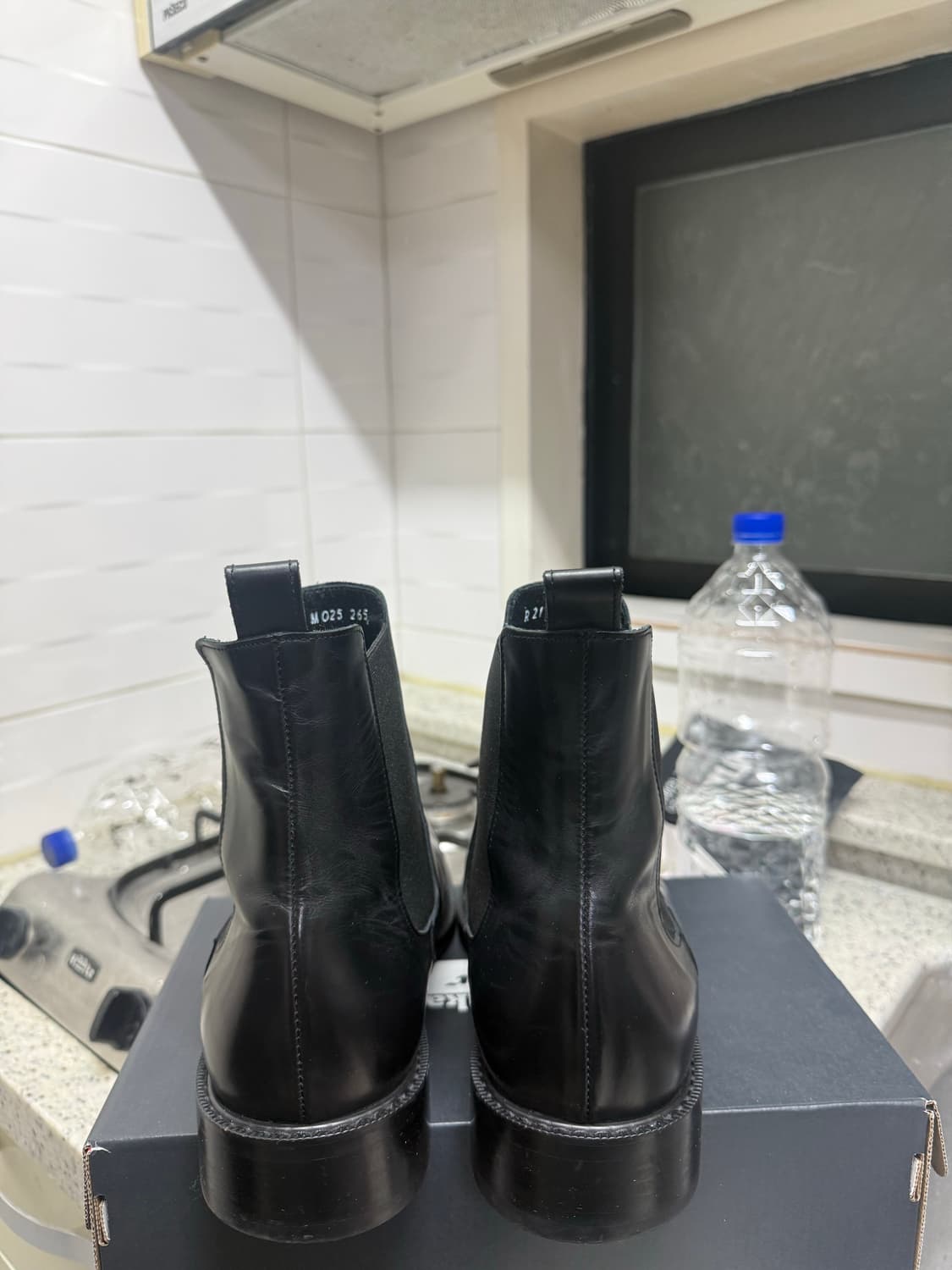 로맨틱무브 셀렉션 스퀘어토 첼시 부츠 R21M025 블랙 265판 상품이미지2