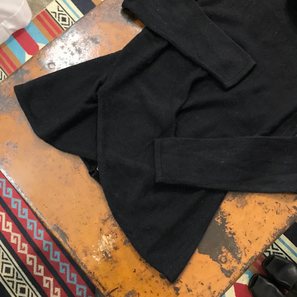 헤리티지 캐시미어 블랙 캐시미어 터틀넥 롱 니트 여성 44 55 사이즈 상품이미지5