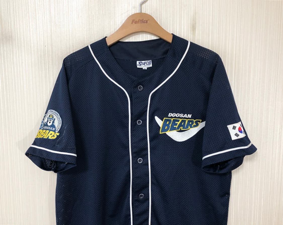 KBO 두산베어스 올드 반달원정 유니폼/져지 100 상품이미지2