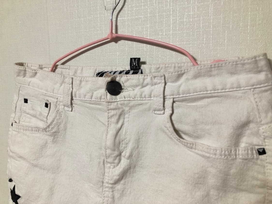 White Star Denim Mini Skirt 상품이미지3