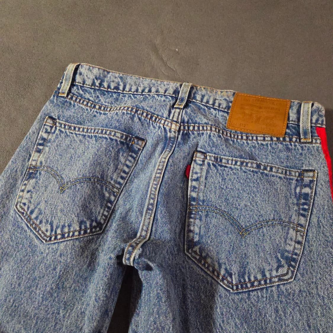 LVC 리바이스 512 리플렉티드 사이드라인 슬림 테이퍼드 데님 팬츠  상품이미지5