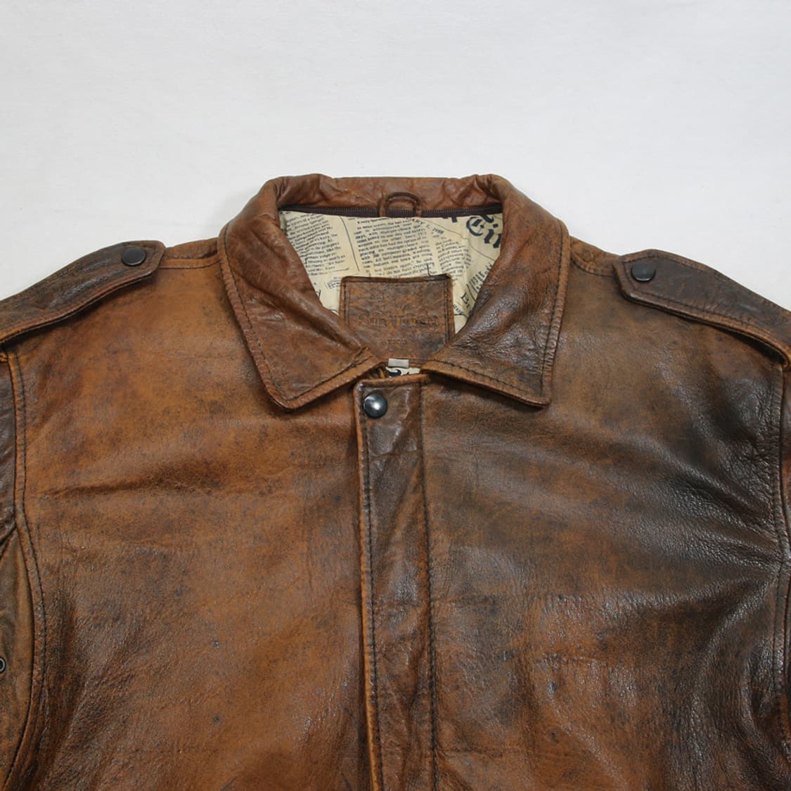 (착용컷) 양가죽 플라이트 자켓 (남성용 103) 상품이미지4