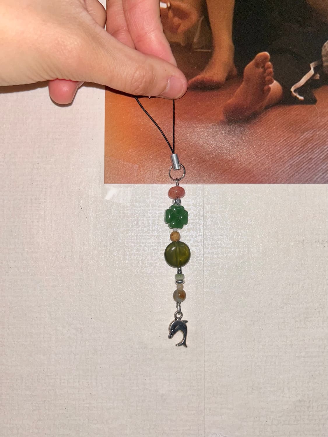 [핸드메이드] • 비즈 스트랩 • 초록을 기억해줘 상품이미지3