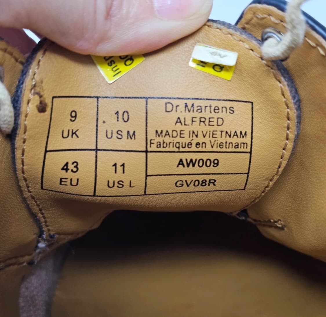 닥터마틴 알프레드 윙팁 슈즈 270mm 운동화 상품이미지9