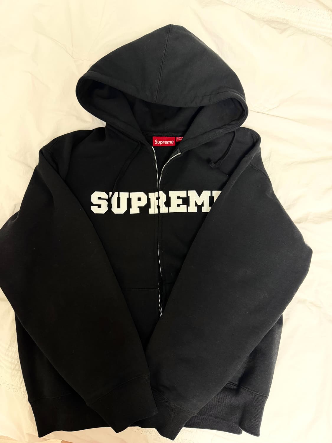 슈프림 컬리지에이트 후드집업 m 상품이미지1