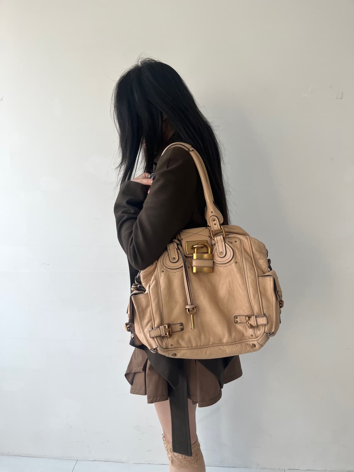 끌로에 패딩턴 백 베이지 상품이미지1