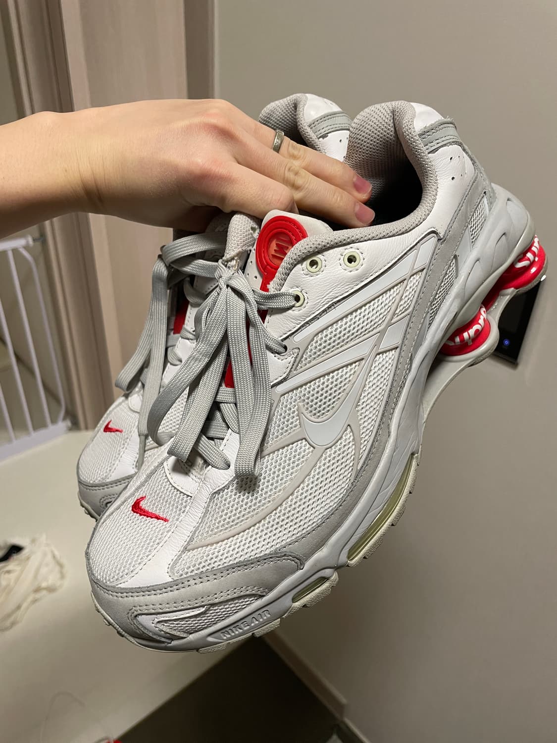 [275]나이키 x 슈프림 샥스 라이드 2 SP 화이트 상품이미지3