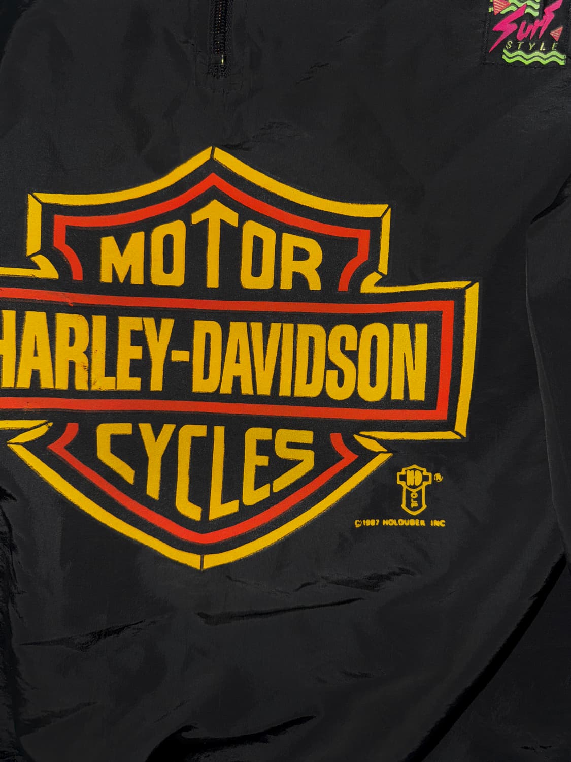 [OS] 빈티지 할리데이비슨 폴리/나일론 윈드브레이커(바람막이) 상품이미지4
