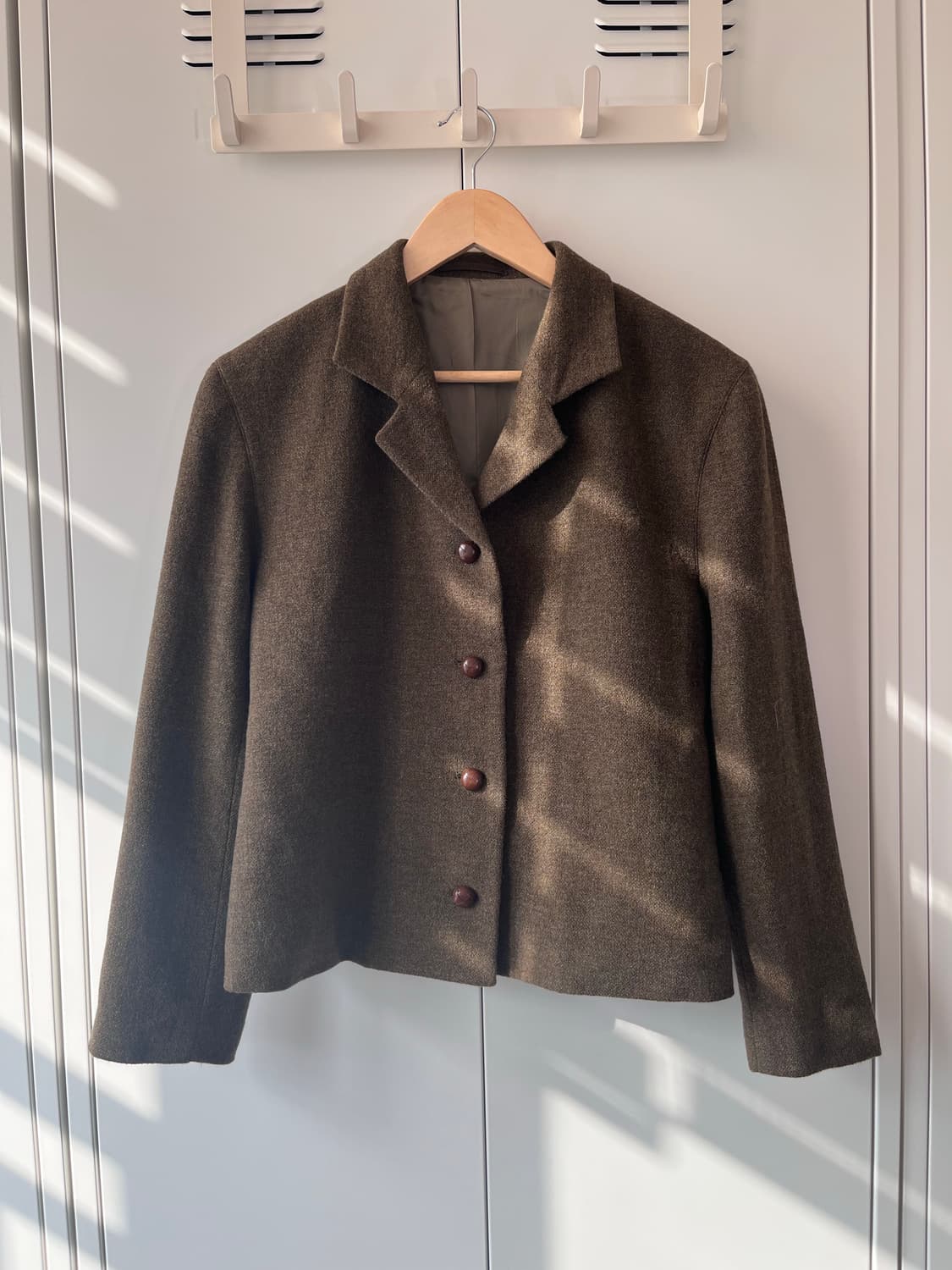 Kiyoko takase 카키브라운 울 자켓 상품이미지6