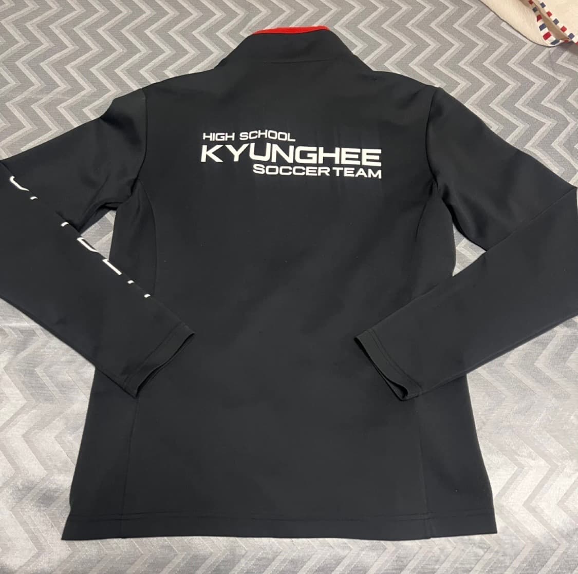 경희고 축구부 선수지급용 트레이닝 드릴탑 L 상품이미지2