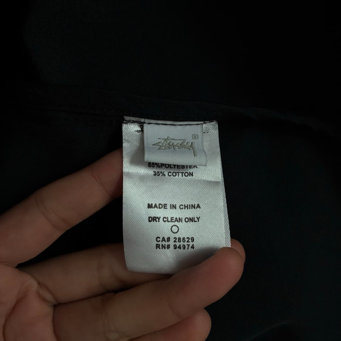 Stussy  스투시 블랙 더블 트렌치코트  상품이미지7