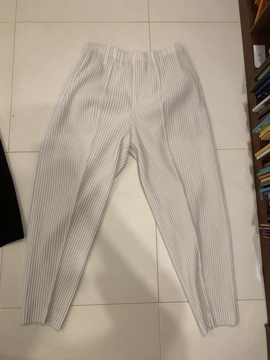 옴므플리세 아이보리 락팬츠 jf159 2 상품이미지2