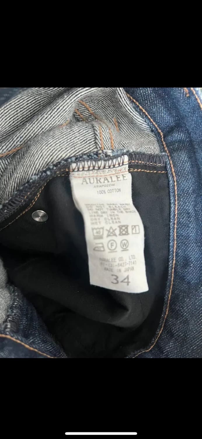 오라리 하드트위스트 와이드데님 5p 34 상품이미지5