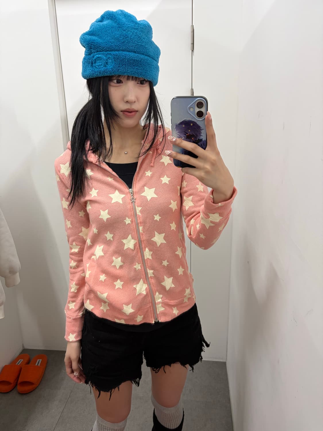 Y2K 스타 후드집업 상품이미지3