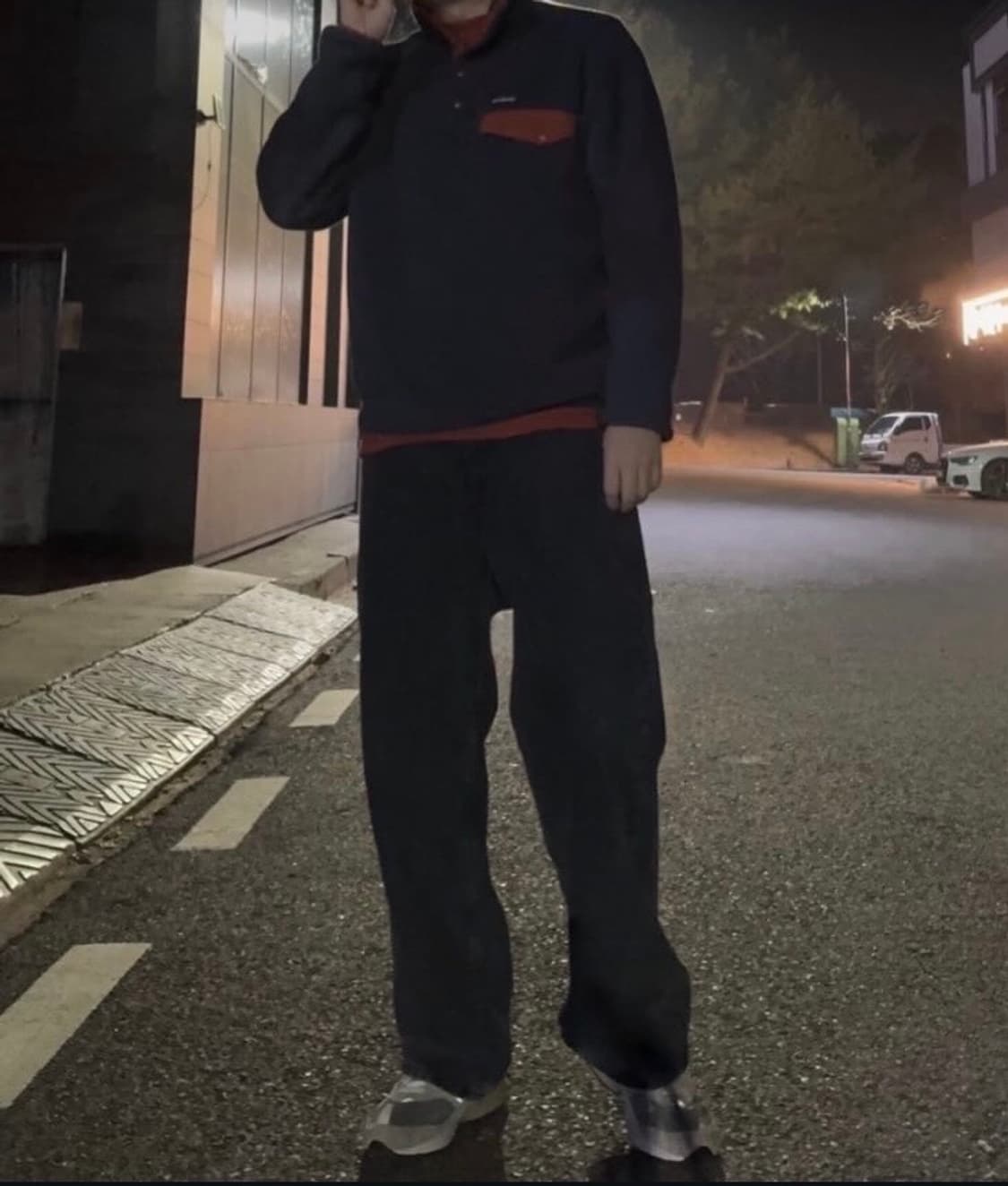 [L]파타고니아 신칠라 스몰더 블루 버니쉬드 레드 상품이미지8