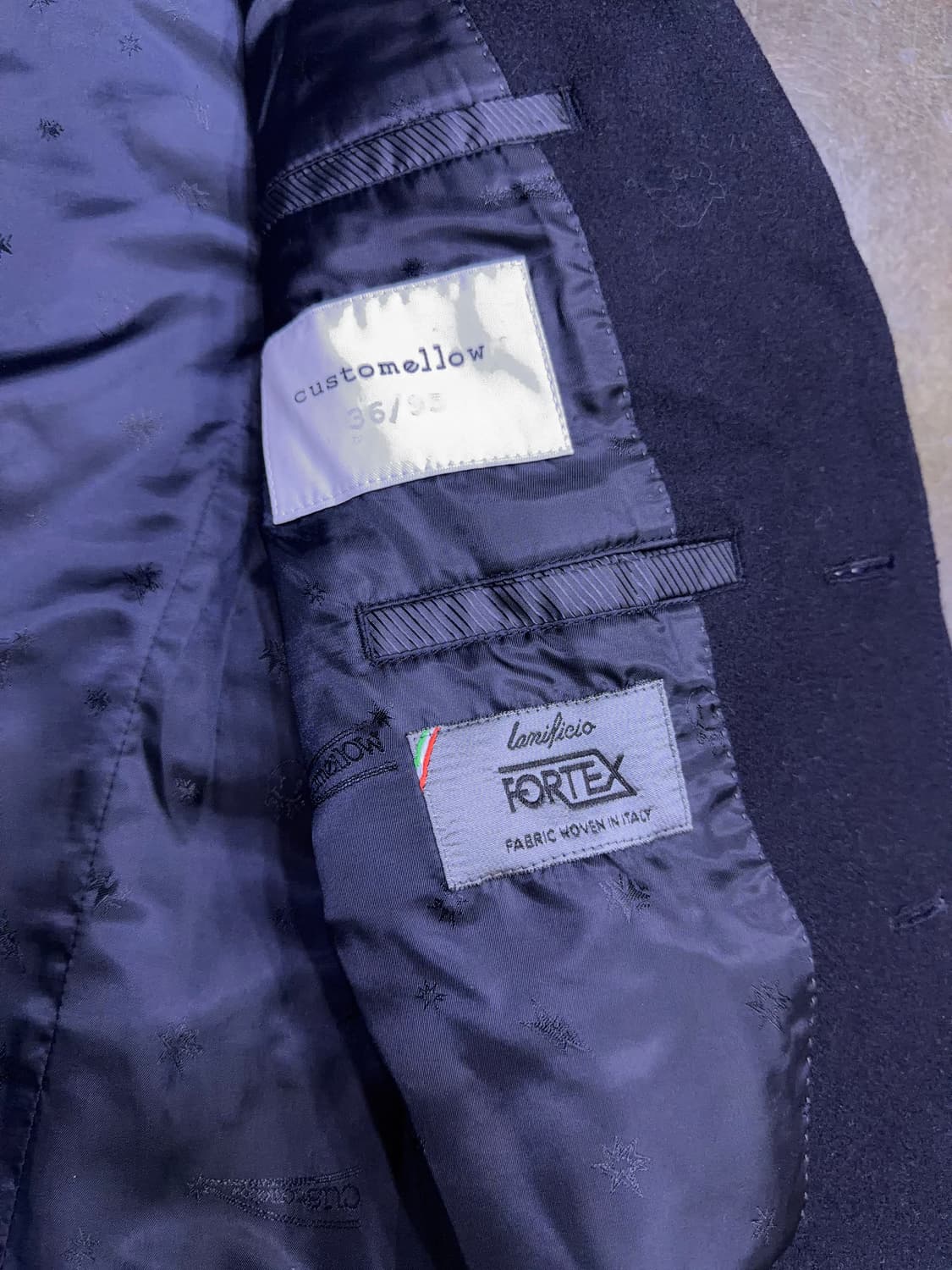 커스텀멜로우 Fortex 울 혼방 캐쥬얼 블레이저 자켓 95 상품이미지7