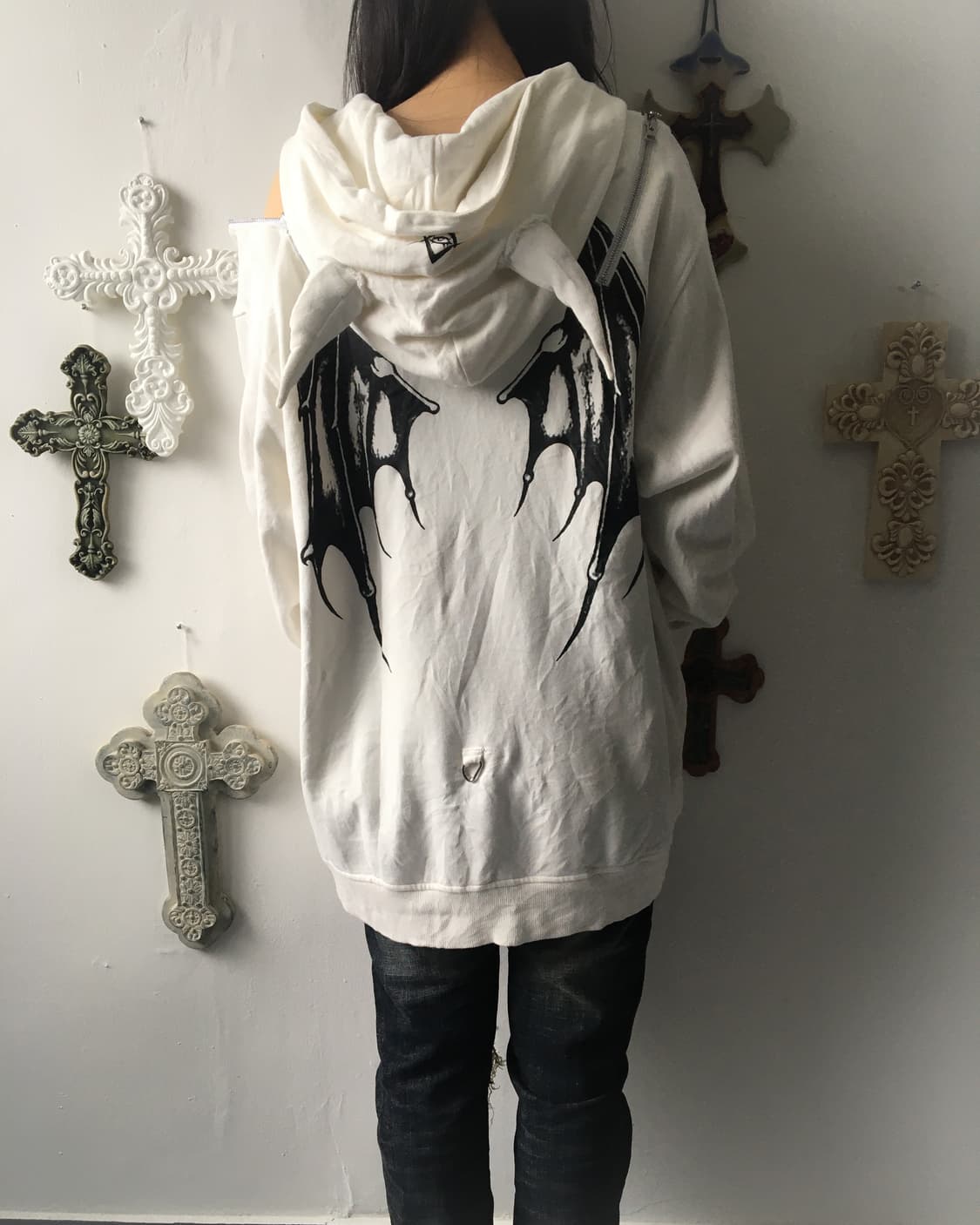 Reflem Devil Hood printing cut off hood  상품이미지1