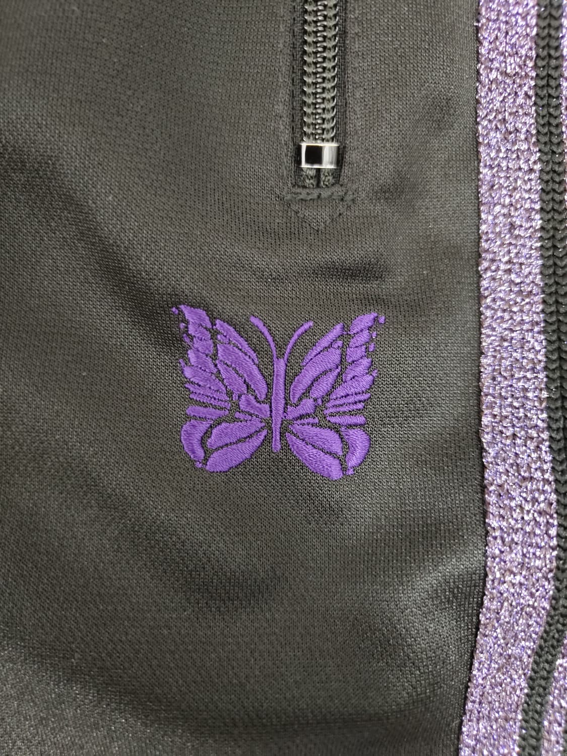 니들스 트랙팬츠 스트레이트 블랙/퍼플(펄) xs 상품이미지3