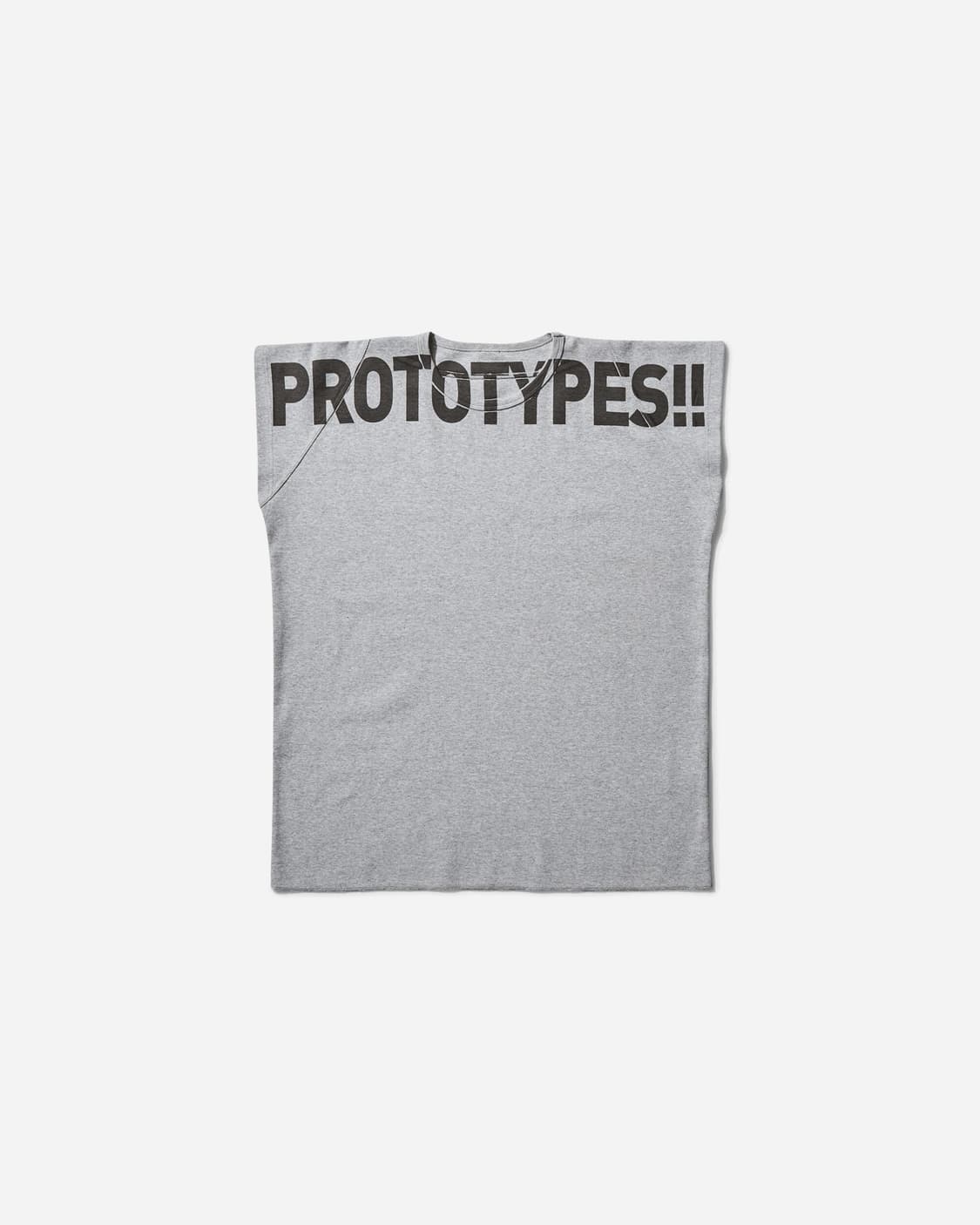 [L/XL] 프로토타입스 와플 머슬핏 티셔츠 그레이 상품이미지2