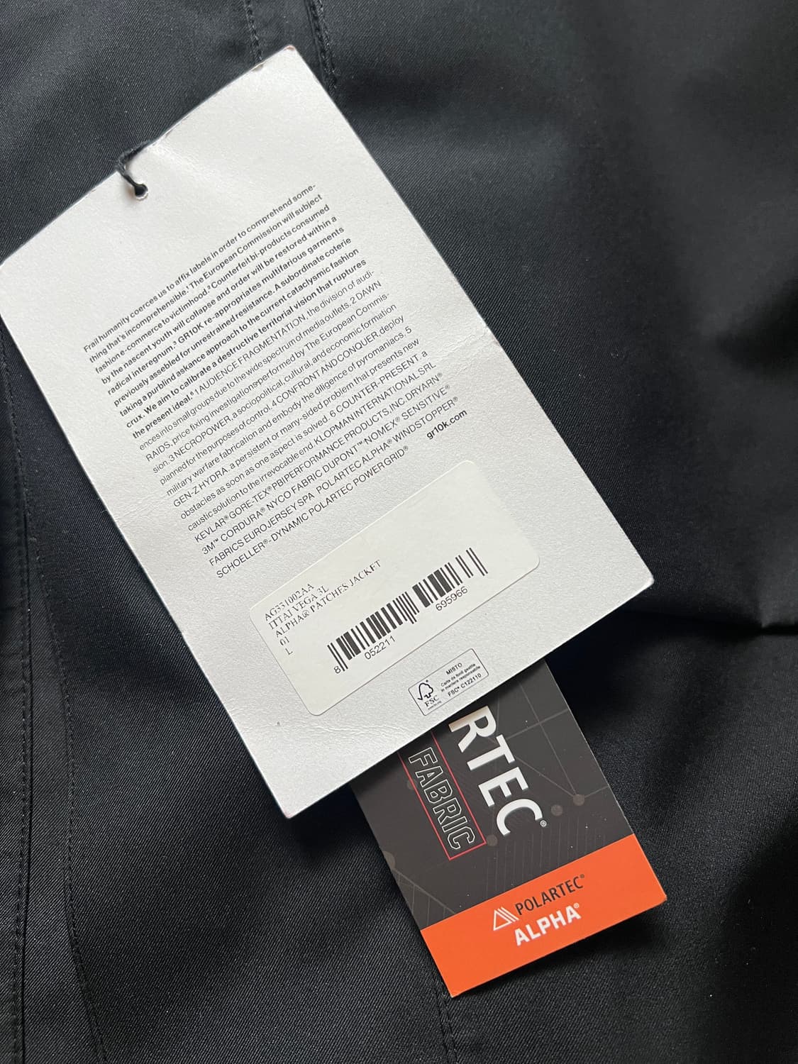 GR10K Polartec Alpha Patches Jacket 상품이미지6