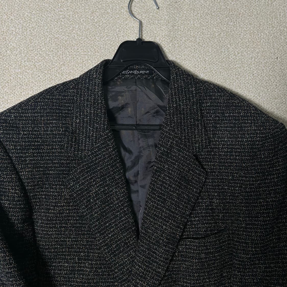(L) YSL 입생로랑 헤링본 블레이저 자켓  상품이미지4