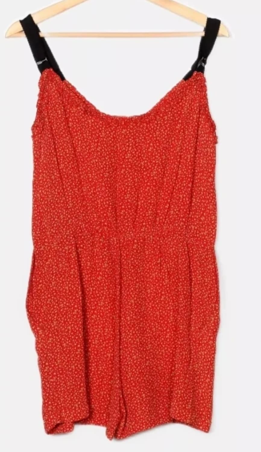 정품 산드로 플로럴 밴딩 점프수트 44-66 상품이미지2