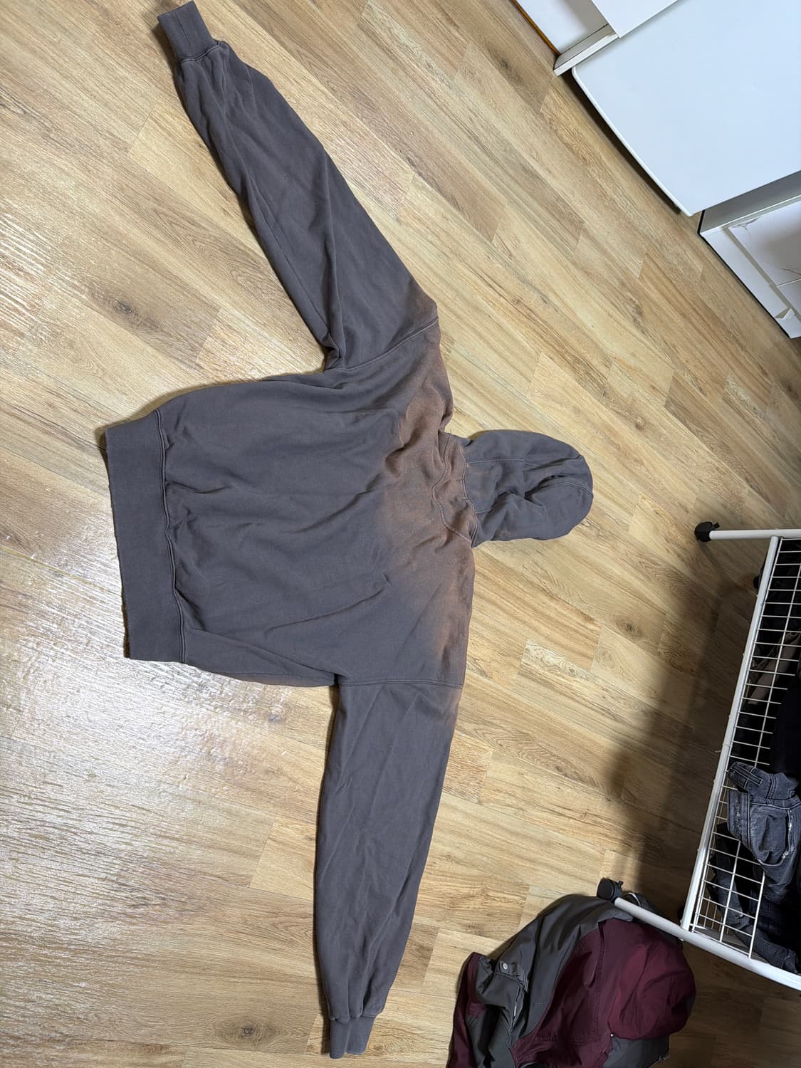 ETCE 에스키모 블리치드 차콜 후드 상품이미지3