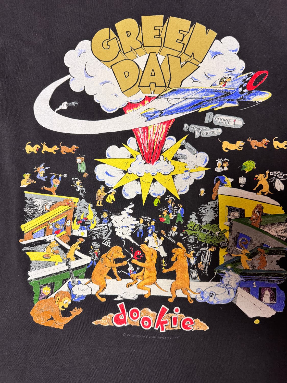 [XL] 90s Greenday 그린데이 Dookie 빈티지 밴드티 상품이미지3