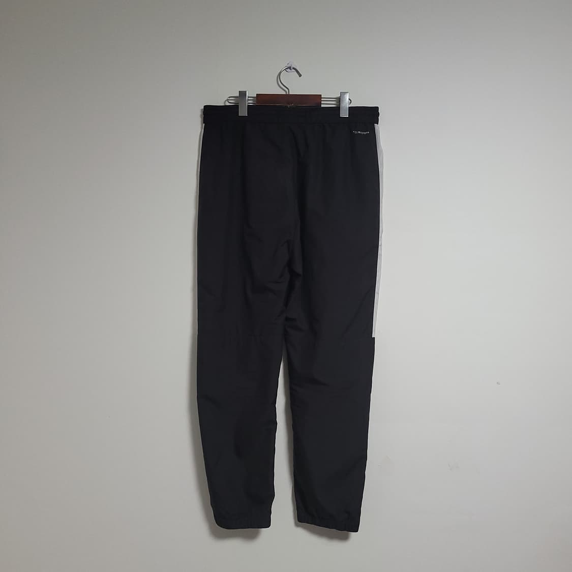 (2XL) ADIDAS 아디다스 삼선 트레이닝 바지 블랙 비닐 상품이미지2