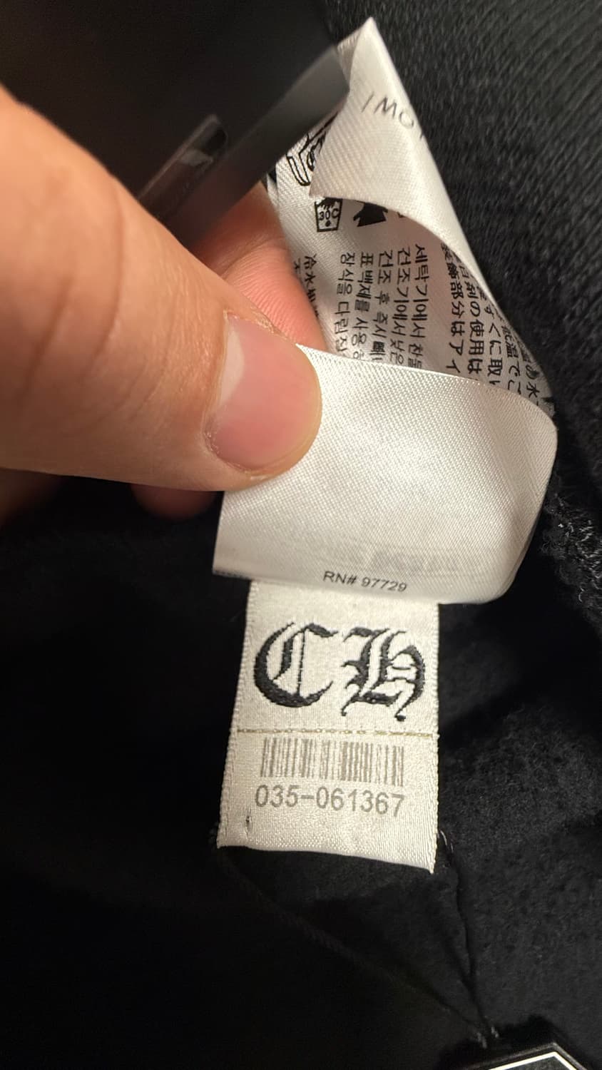 [XL] 크롬하츠 홀스슈 맨투맨 블랙 상품이미지10