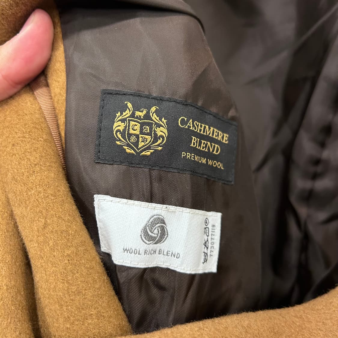 마인드브리지 케시미어블랜드 베이직 더블 롱코트 상품이미지4