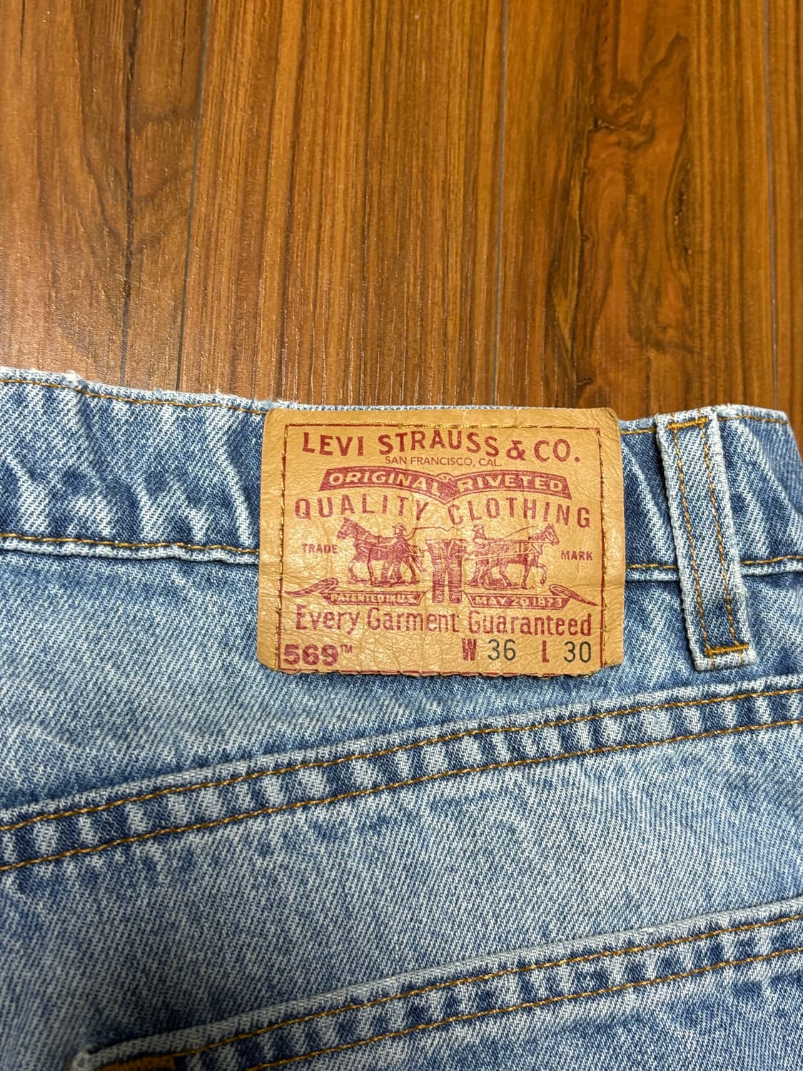 [36X30]90s 리바이스 569 Made in USA 상품이미지4
