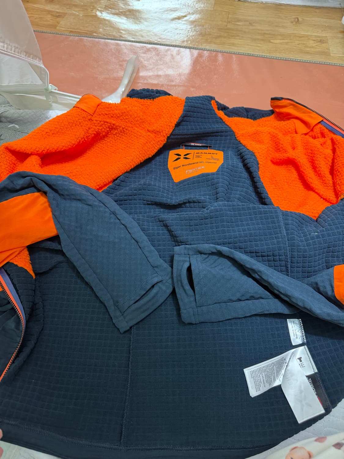 아이거 노드완드 미드레이어 하이브리드 후드 자켓 남성 M11E5FM008 상품이미지6