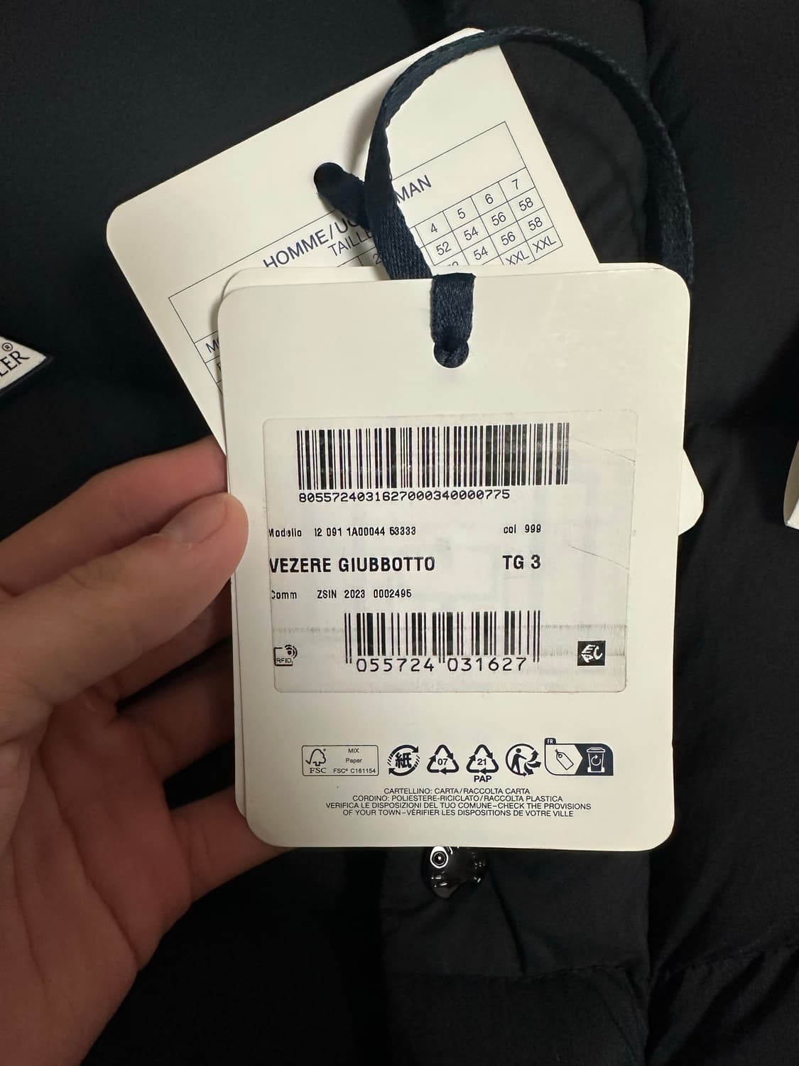 [3] 몽클레어 베제르 블랙 상품이미지3