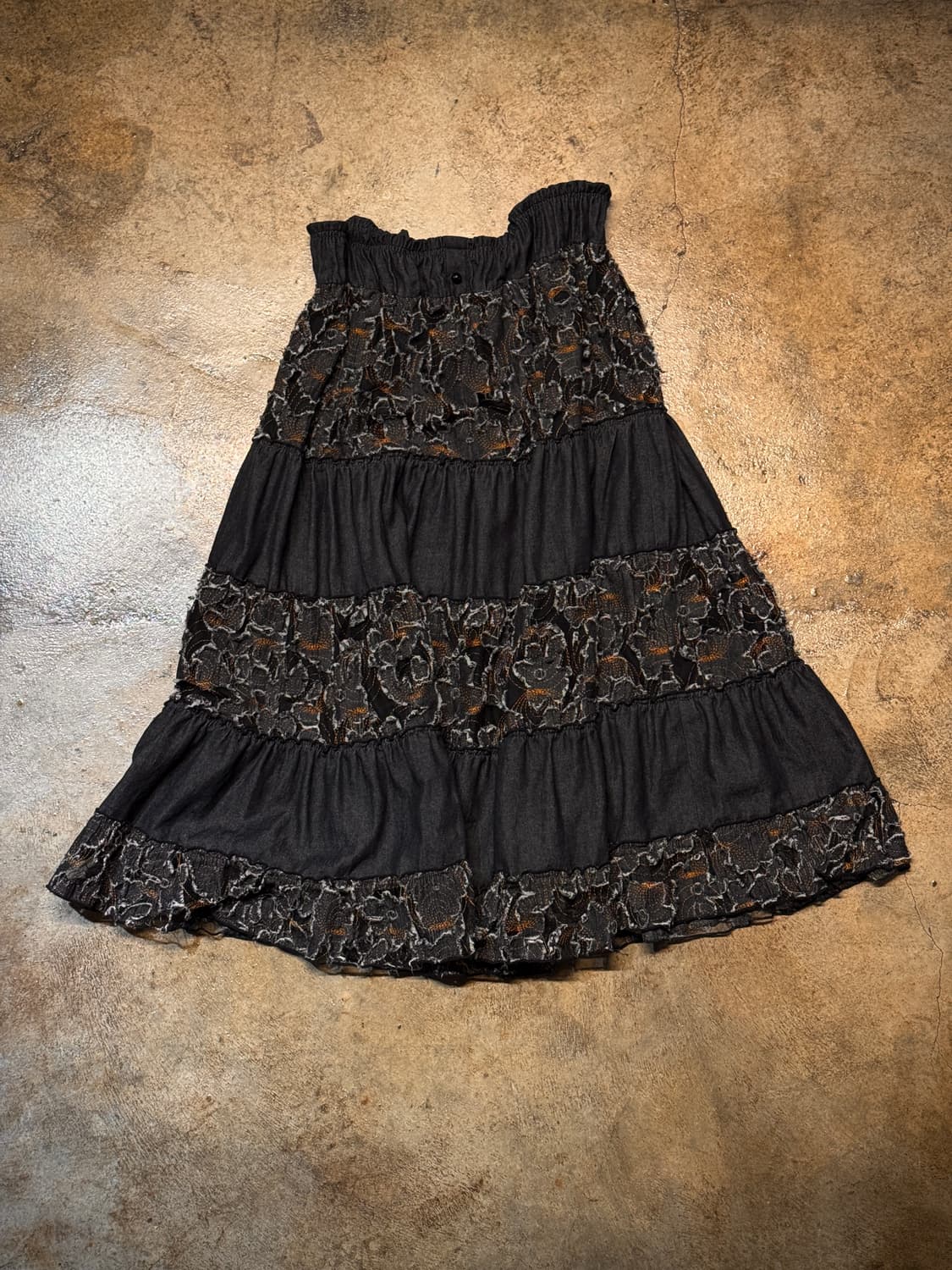 28-30inch ) Japanese Vintage Denim Skirt 상품이미지1