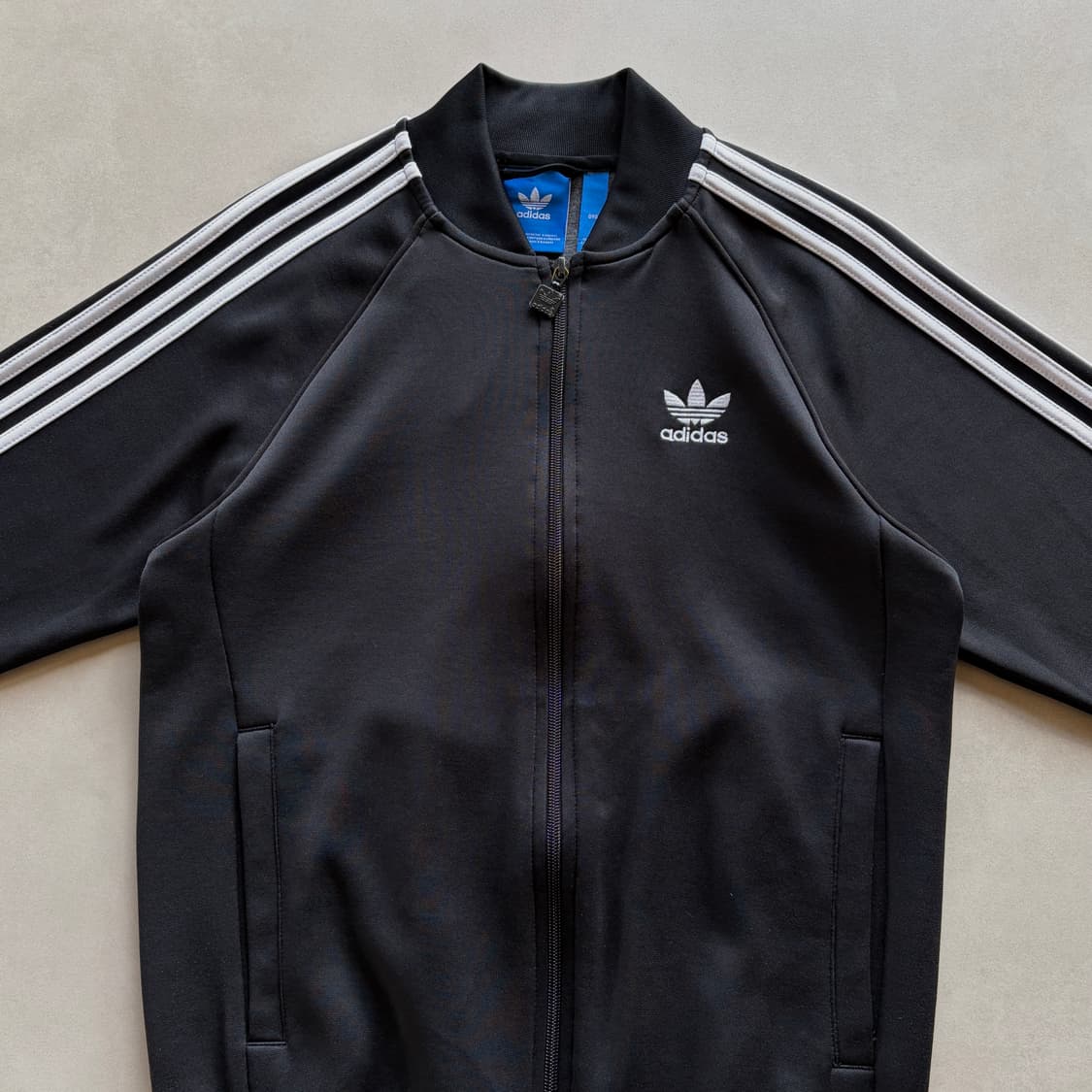 [S]아디다스 SST 트레포일 블랙 트랙탑 져지 상품이미지4