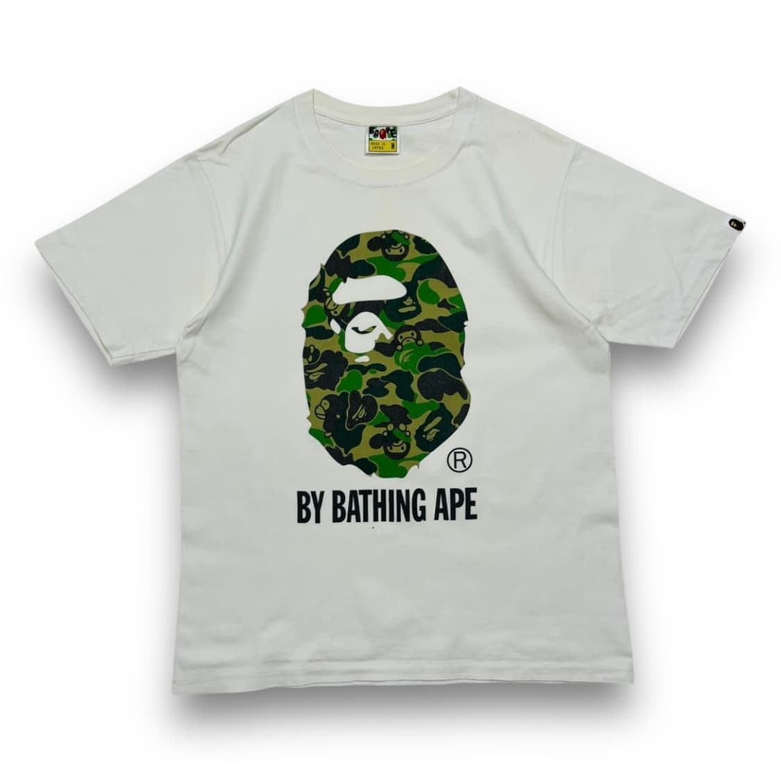 베이프 빅사루 카모 마일로 패턴 빈티지 반팔 티셔츠 상품이미지1