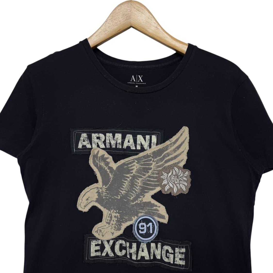 아르마니 익스체인지91 독수리패치 반팔티 상품이미지2