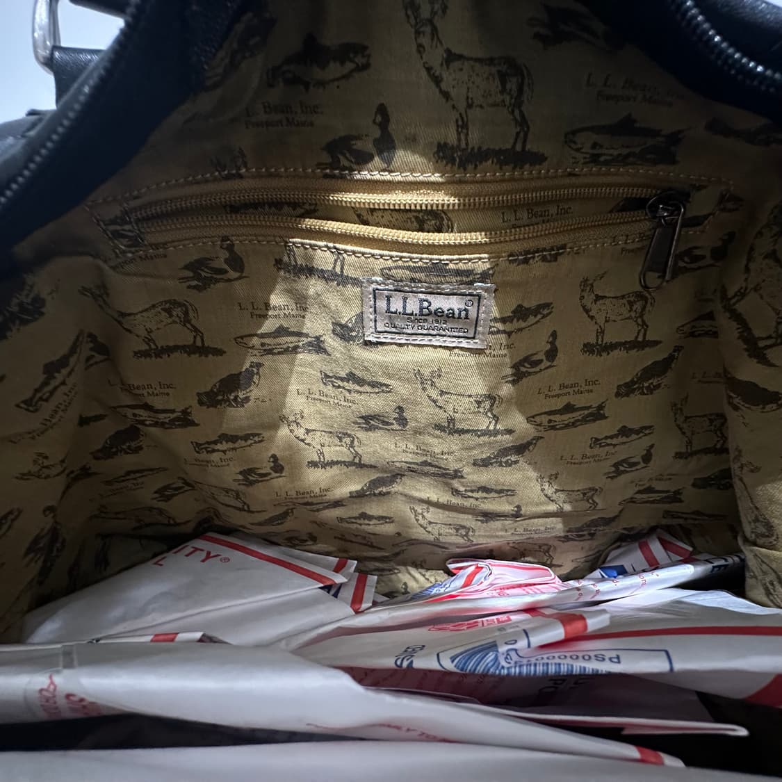 llbean 인트레치아토 레더 토트백 상품이미지8