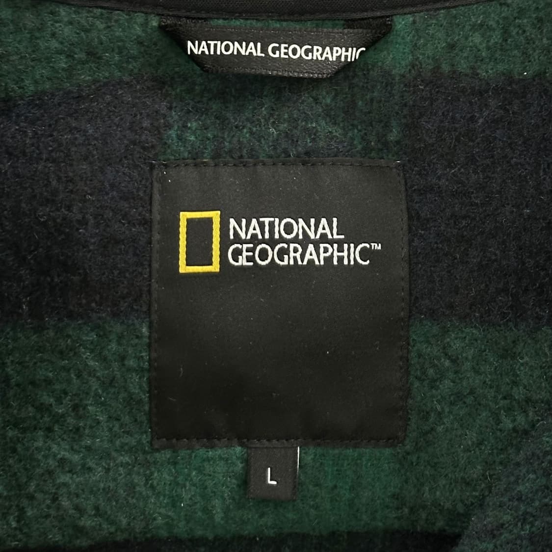 내셔널지오그래픽 타탄 체크 울 셔츠 자켓 (L) 상품이미지6