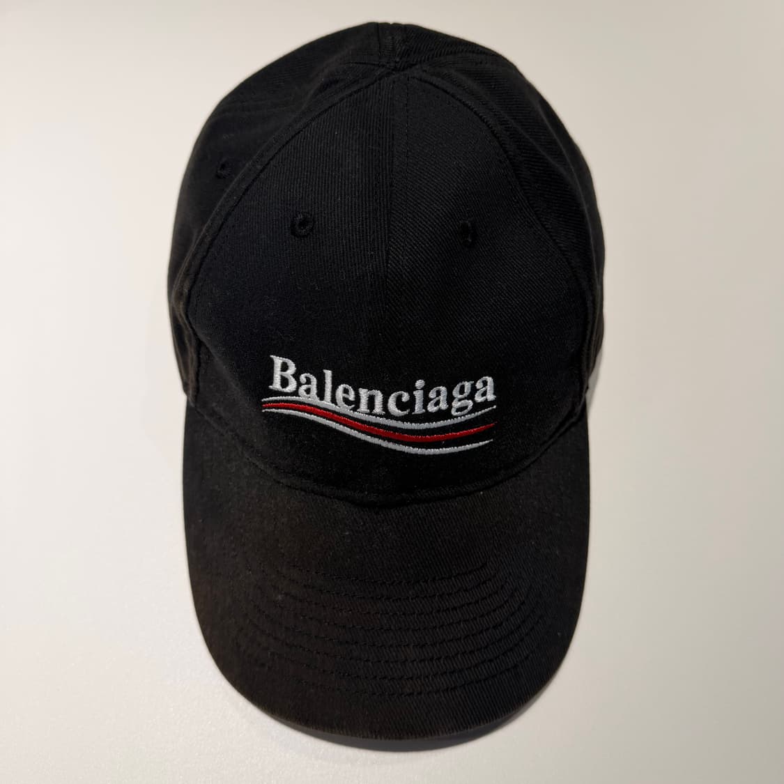 발렌시아가 웨이브 로고 볼캡 상품이미지1