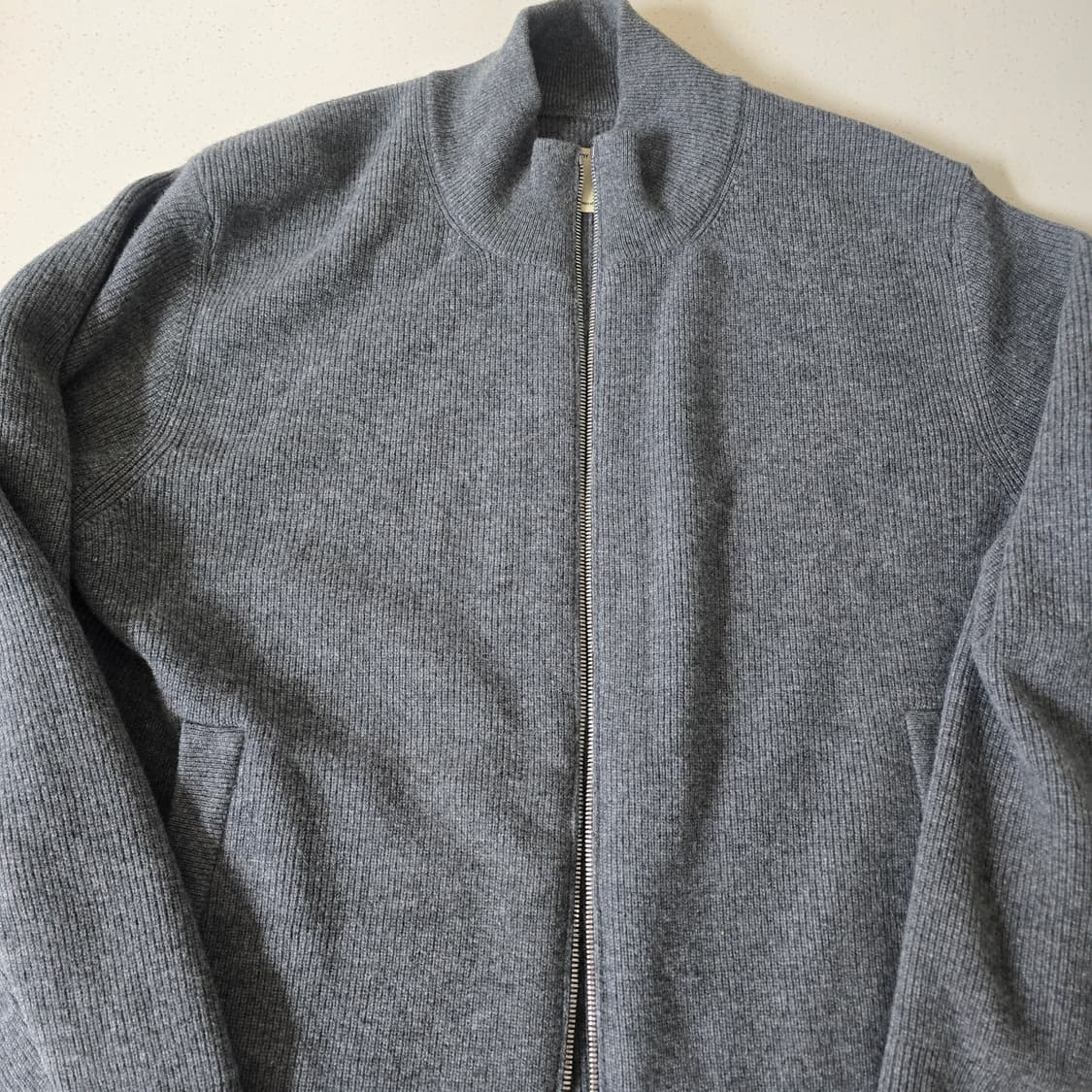 [3] 포터리 캐시미어 메리노울 니트 집업 상품이미지1