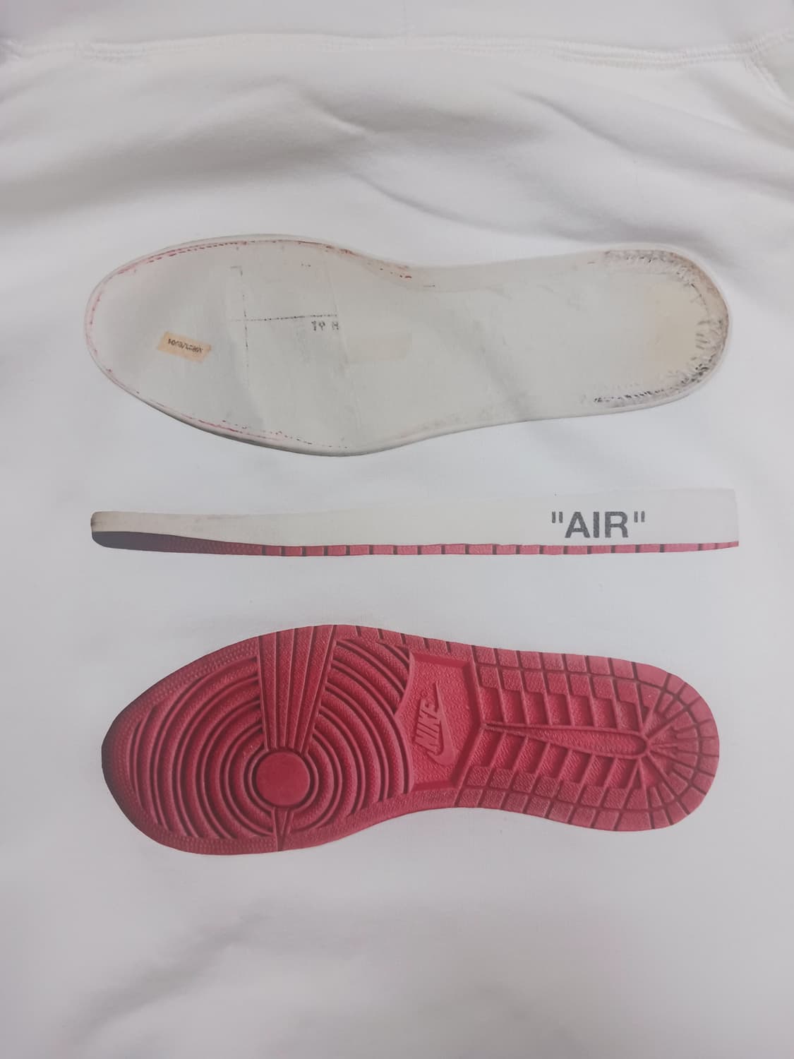 [2XL] 루디인다하우스 조던1 오프화이트 시카고 해체 후드티 상품이미지7