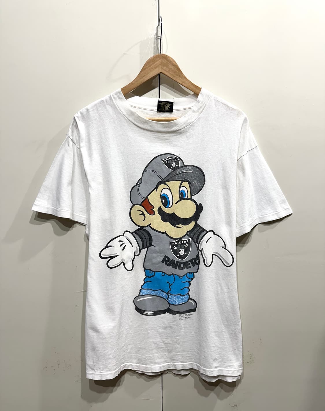 90's Nintendo x NFL 슈퍼마리오 반팔 티셔츠 상품이미지1