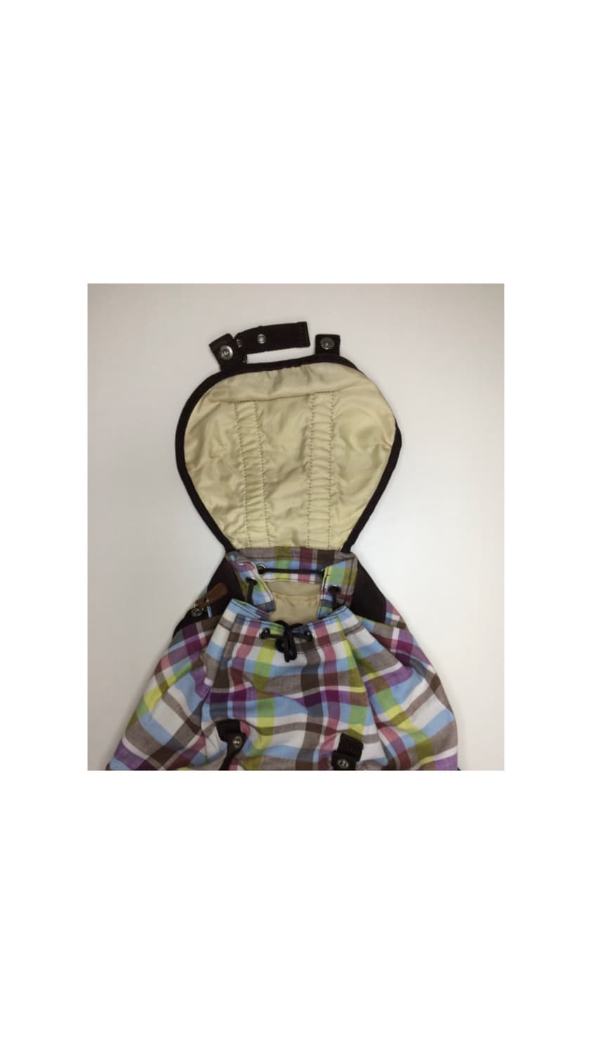 빈티지 모리걸 체크 백팩 상품이미지6